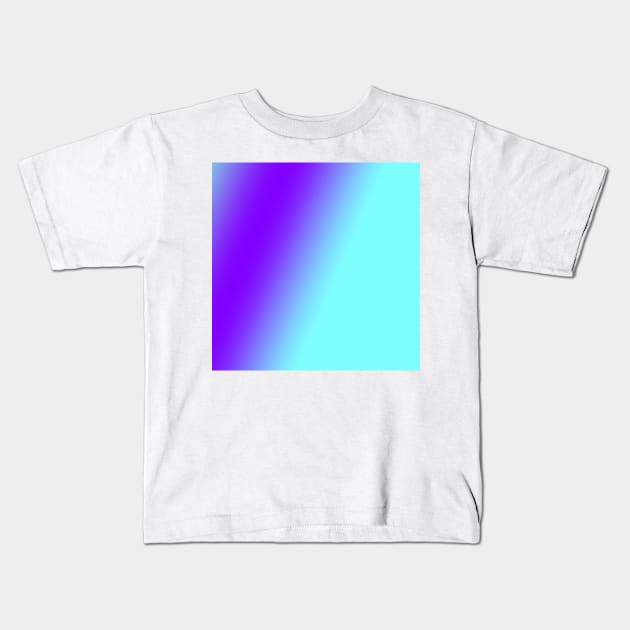 blue purple abstract texture art Kids T-Shirt by Artistic_st